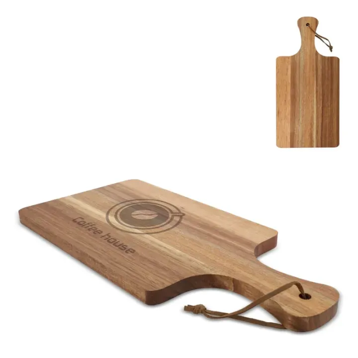 Acacia serving board 37 x 18 x 1.5cm - LT94493 (gadzety reklamowe)